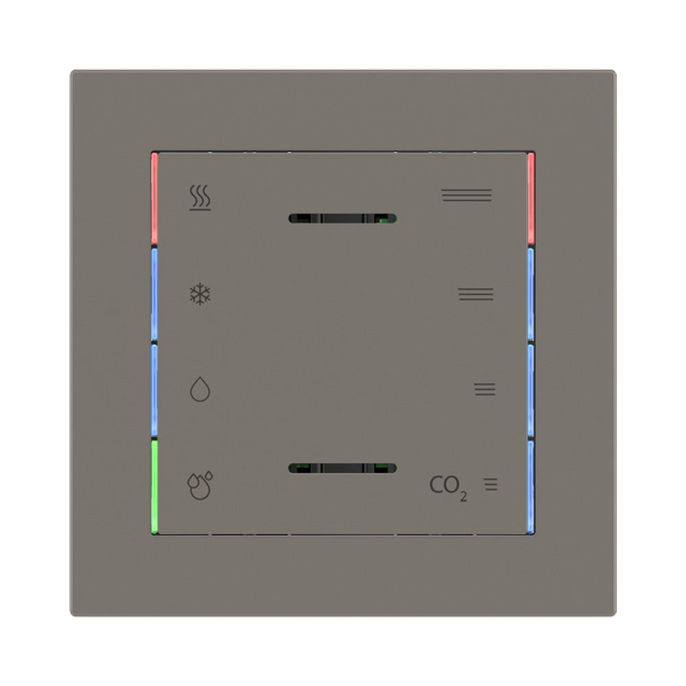 Ekinex front cover 60x60 for multisensor EK-ET3-TP EK-T1Q-ET2 – Fenix NTM Grey London (FGL)