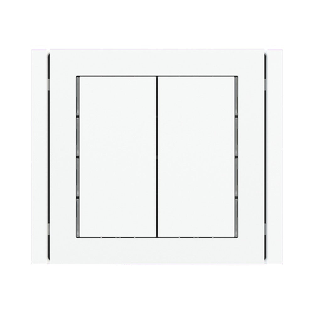 Ekinex 71 series vertical rocker 30x60 with symbol/text (made to order), 1 pc – Technopolymer Pure White RAL 9016 (GAR)