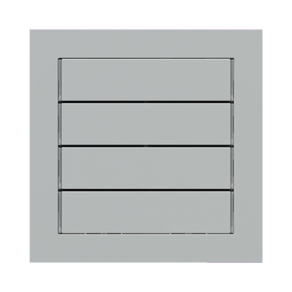 Ekinex 71 series horizontal rocker 60x15 with symbol/text (made to order), 1 pc – Fenix NTM Grey Ephesus (FGE)