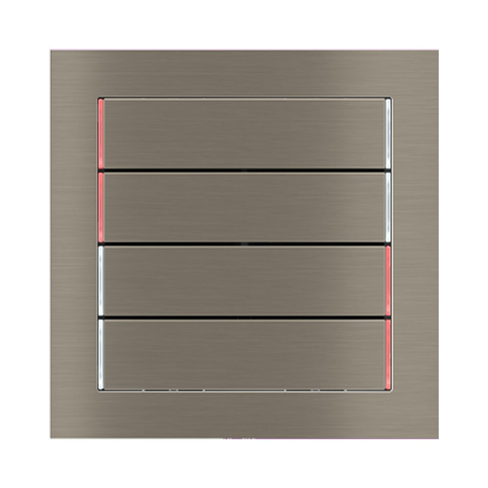 Ekinex 71 series horizontal rockers 60x15, pack of 4 EK-T4R – Metal Nickel (GBR)