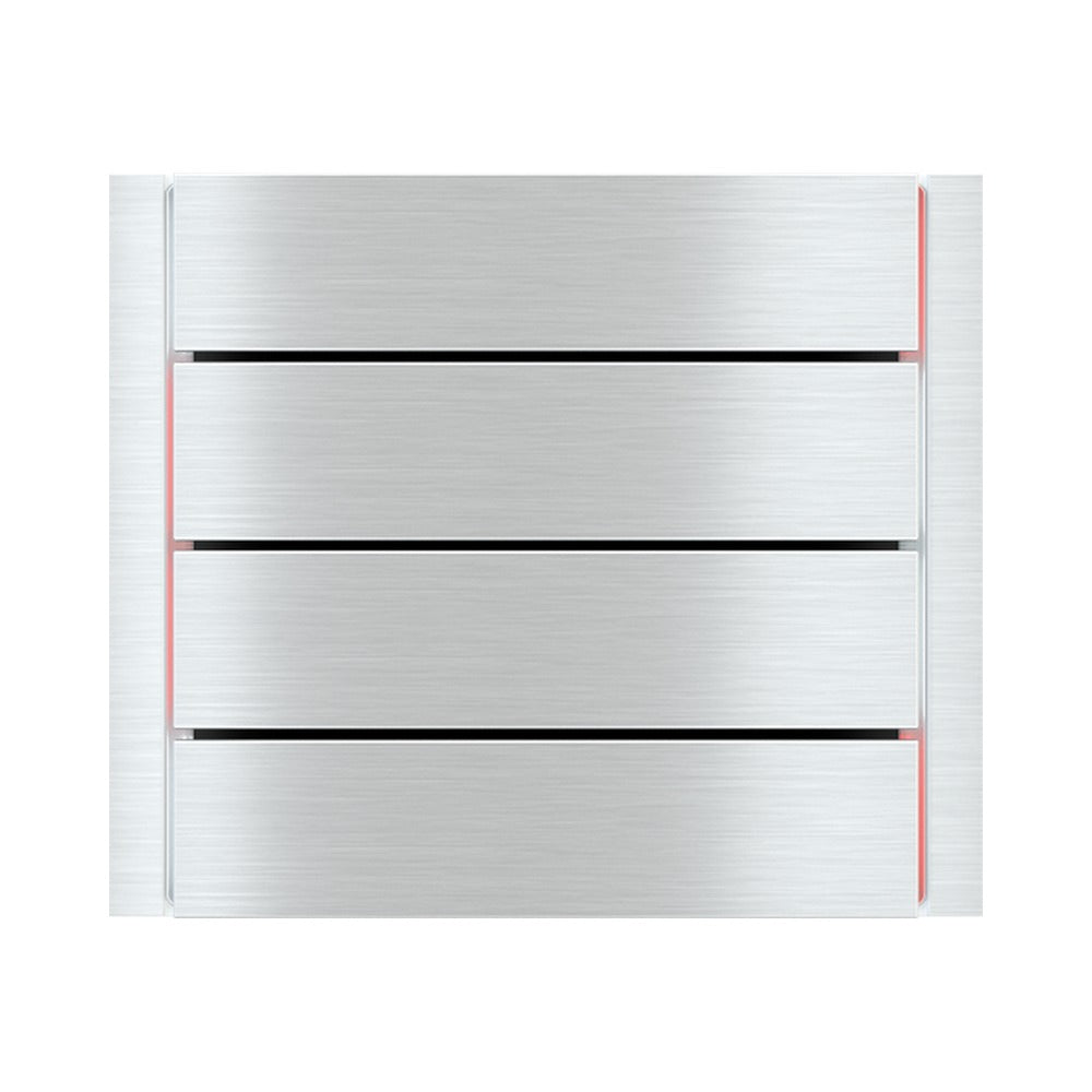 Ekinex FF horizontal rockers 80x20, pack of 4 EK-TRO – Metal Aluminium (GBQ)