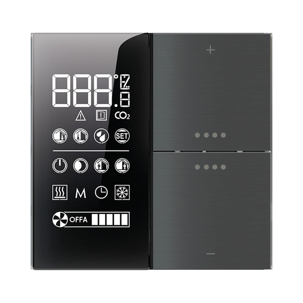 Ekinex FF thermostat rockers 40x40 with symbols, set of 2 EK-TQQ-EP2