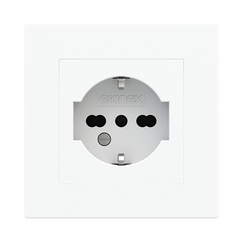 Ekinex EK-DQG plate – Technopolymer Warm White (GAA)