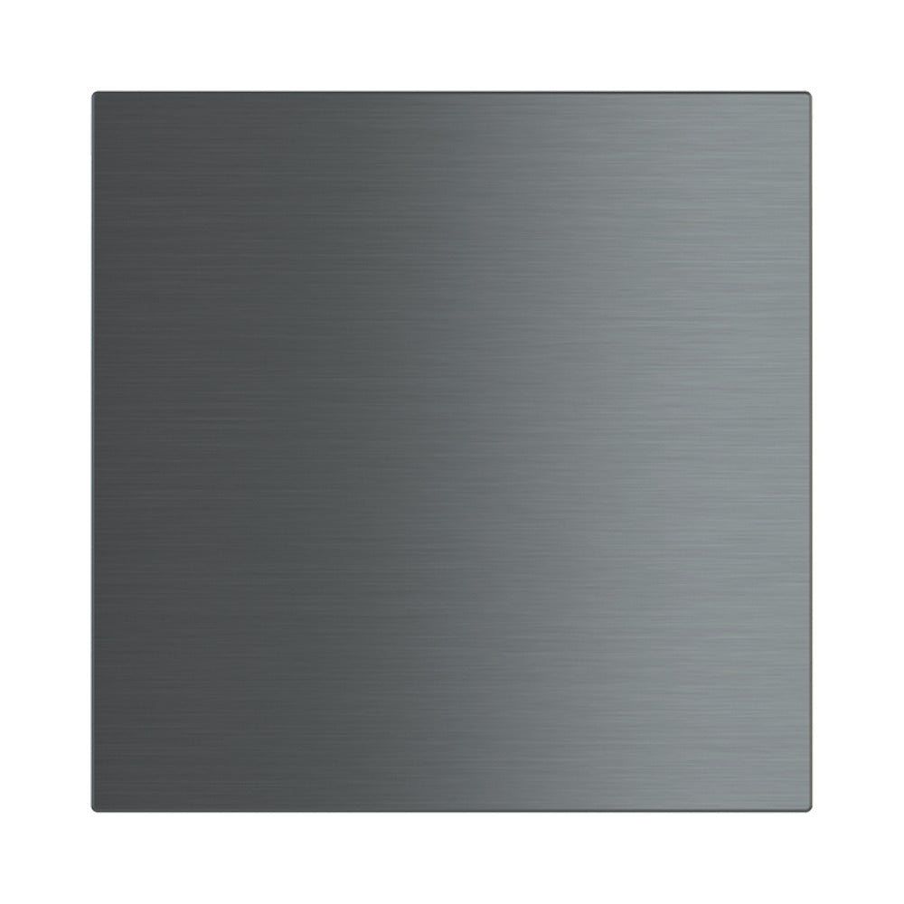 Ekinex EK-DQW IP65 front plate – Metal premium chrome Quantum Carbon (SBV)