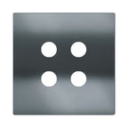 Ekinex Proxima square magnetic plate for pushbutton EK-PQA – Black Metal