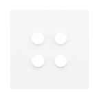 Ekinex Proxima square magnetic plate for pushbutton EK-PQA