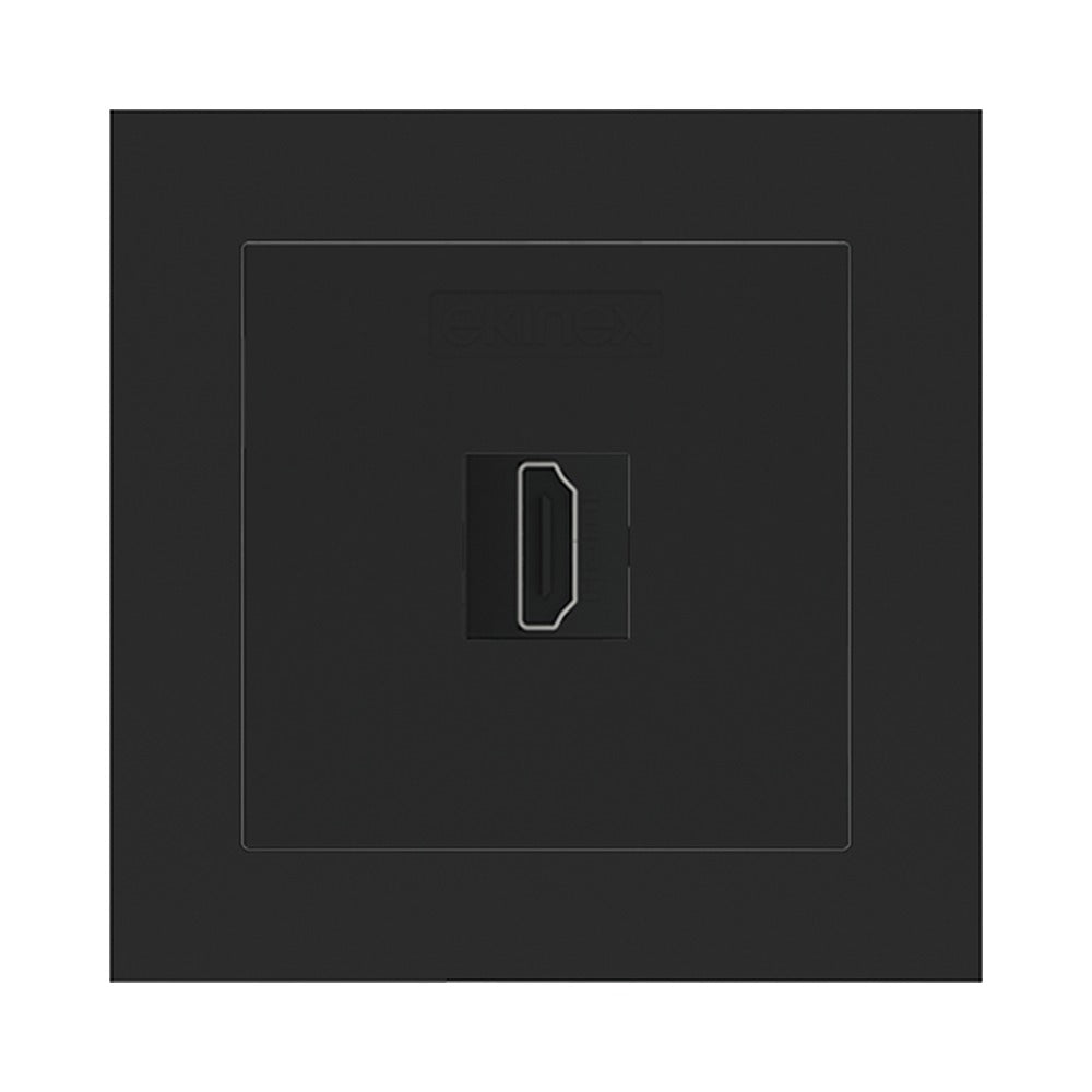 Ekinex keystone front cover 55x55 for 2 connectors EK-KSC-2K – Fenix NTM Black Ingo (FNI)