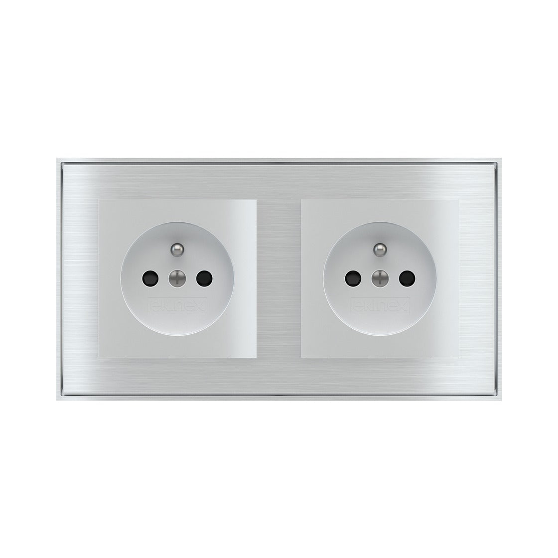 Ekinex EK-P2P plate – Metal Aluminium (GBQ)