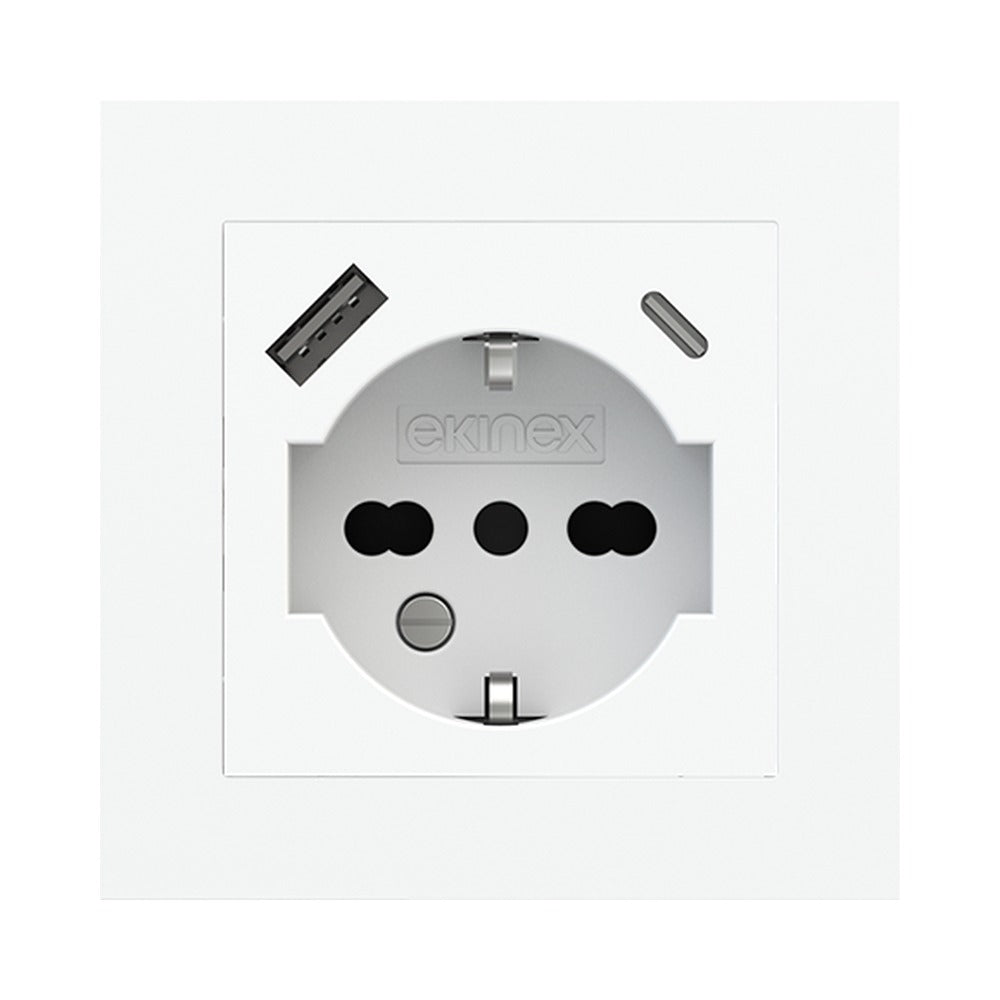 Ekinex EK-PQG plate – Technopolymer Warm White (GAA)