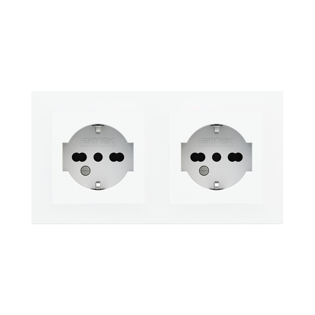 Ekinex EK-PQG plate – Technopolymer Pure White RAL 9016 (GAR)
