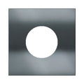Ekinex Proxima square magnetic plate for Schuko/FR/IL socket EK-PQA-T – Black Metal