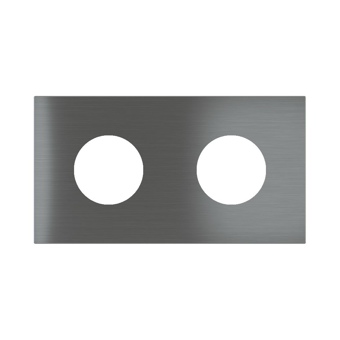 Ekinex Proxima 2-fold magnetic plate for 2 Schuko/FR/IL sockets EK-P2A-TT