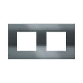 Ekinex Proxima 2-fold magnetic plate, 2x 45x45 windows EK-P2A-PP – Black Metal