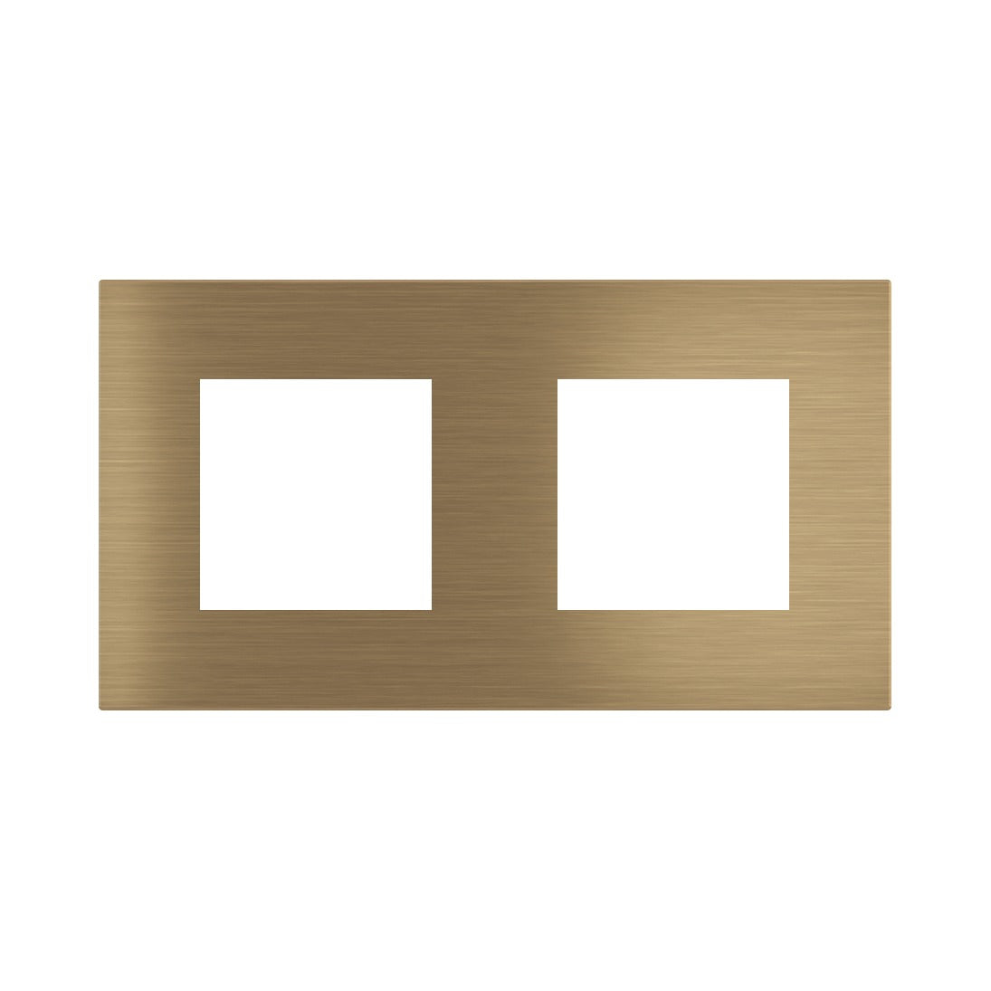 Ekinex Proxima 2-fold magnetic plate, 2x 45x45 windows EK-P2A-PP – Antique Brass