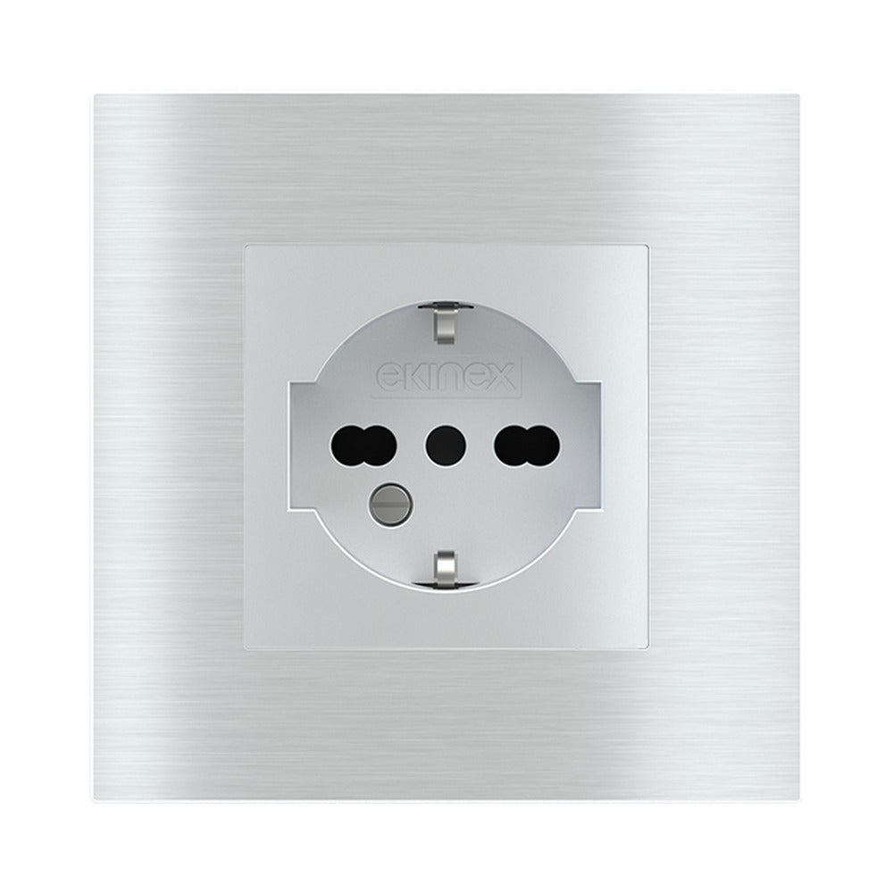 Ekinex EK-SQG plate – Metal Aluminium (GBQ)