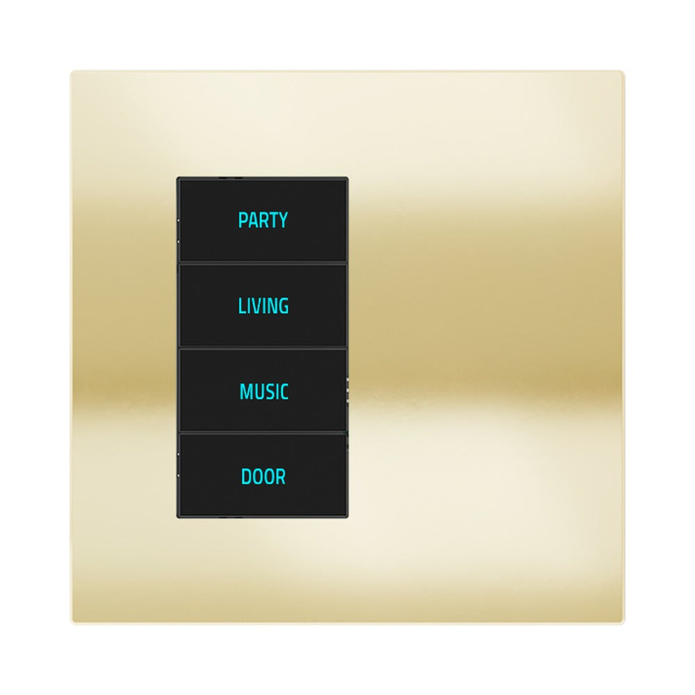 Ekinex EK-SQT plate – Metal HT Champagne (CHA)