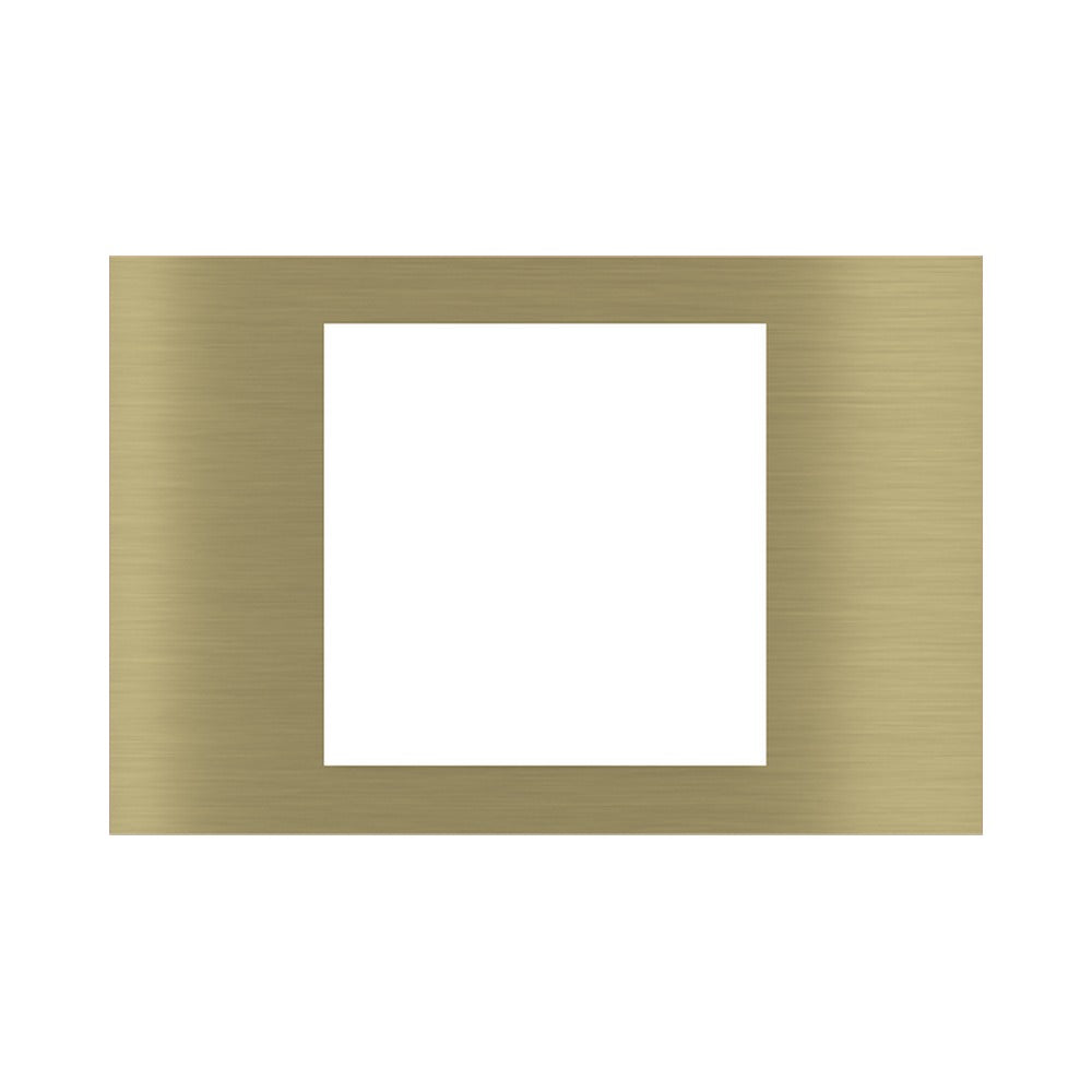 Ekinex rectangular plate – Metal Brass 26 (GBC)