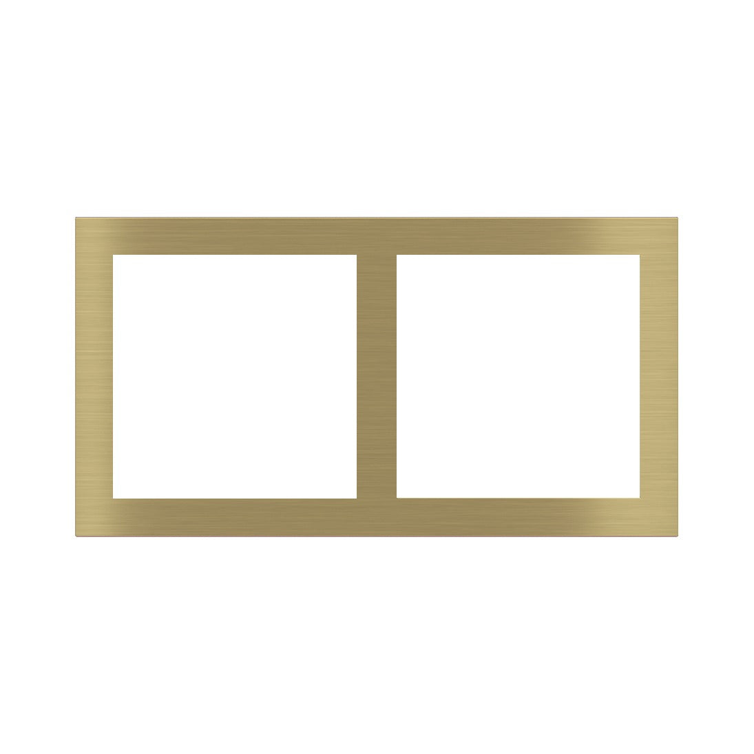 Ekinex 2-fold plate – Metal Brass 26 (GBC)