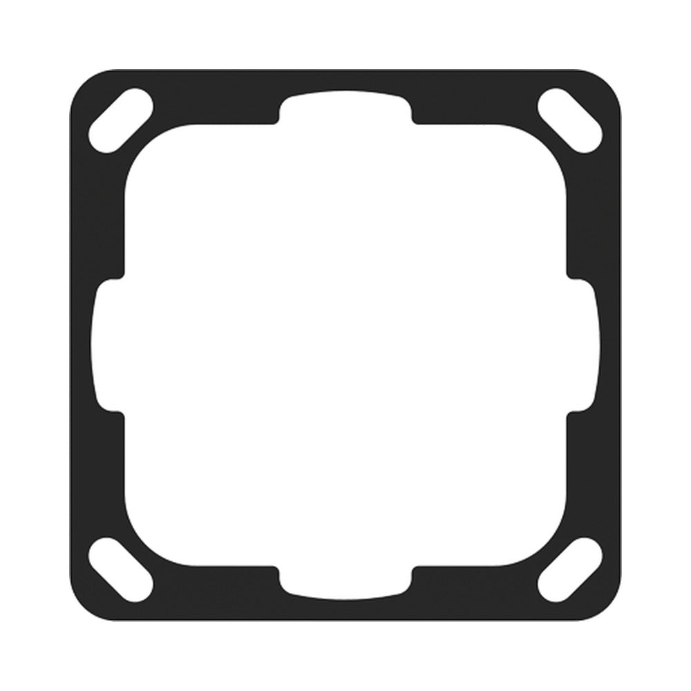 Ekinex square rubber support for third-party inserts EK-TFC-1