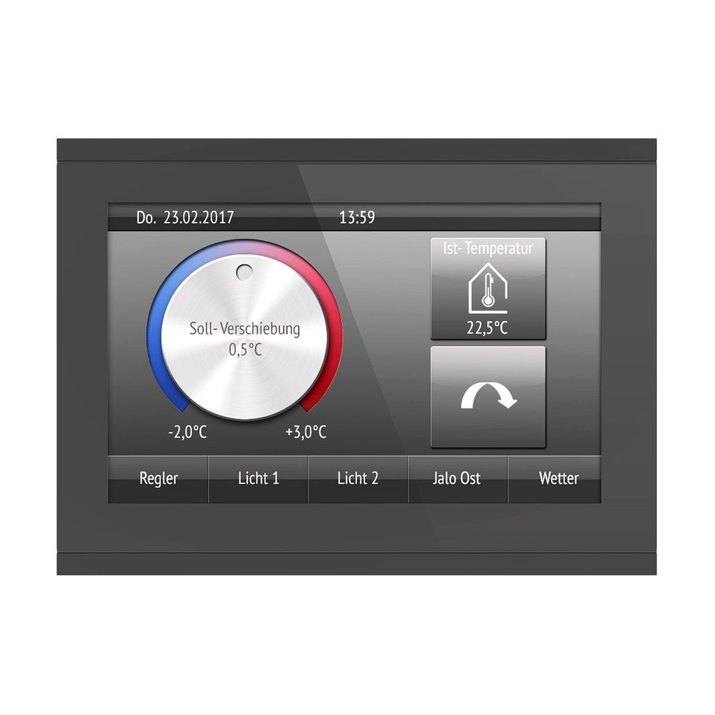 Elsner Corlo Touch KNX 5in, black/black
