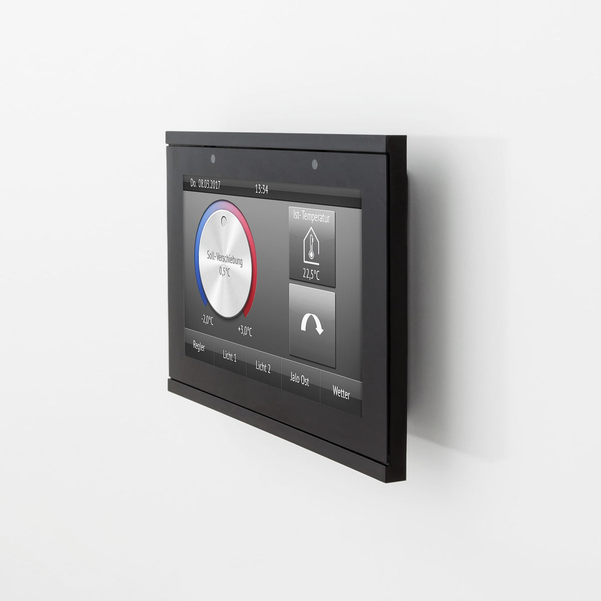 Elsner Corlo Touch KNX 5in, black/black
