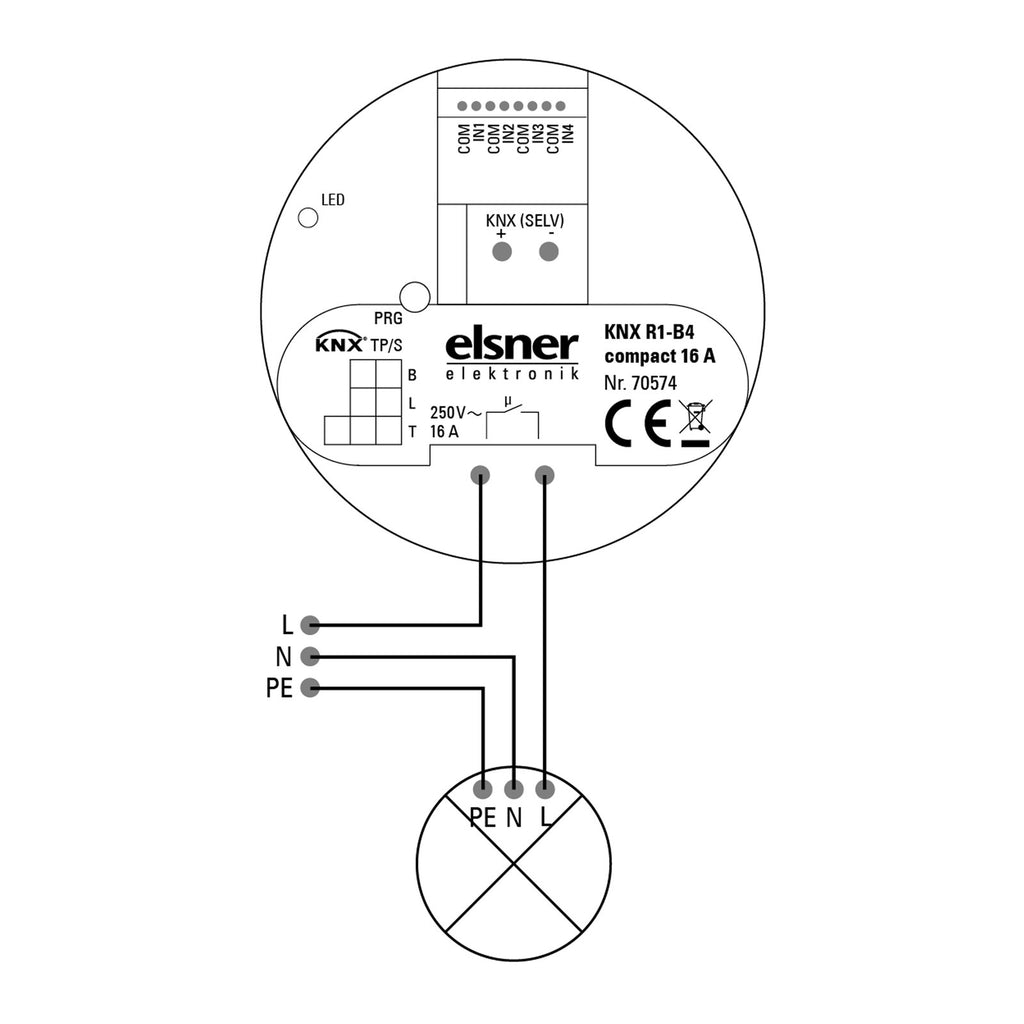 Elsner KNX R1-B4 compact 16 A