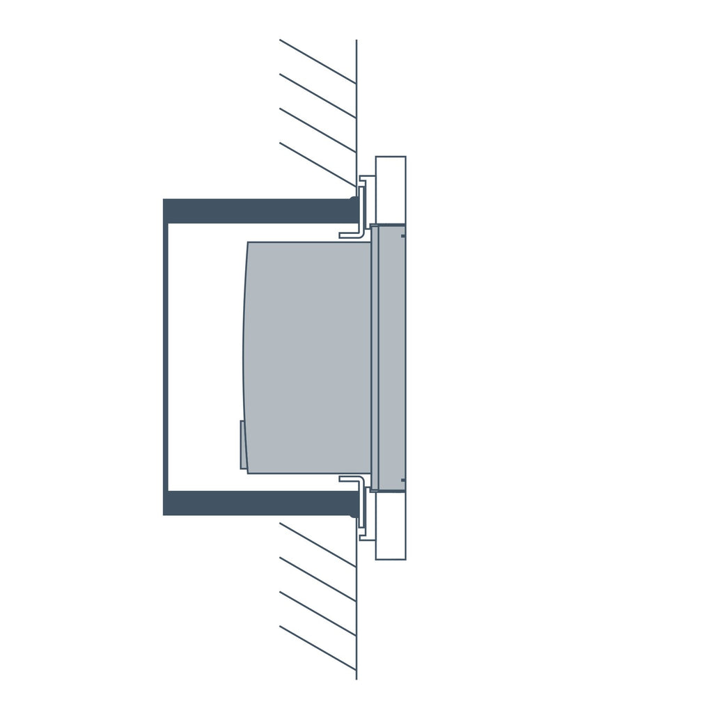 Elsner KNX AQS/TH-UP Touch, pure white