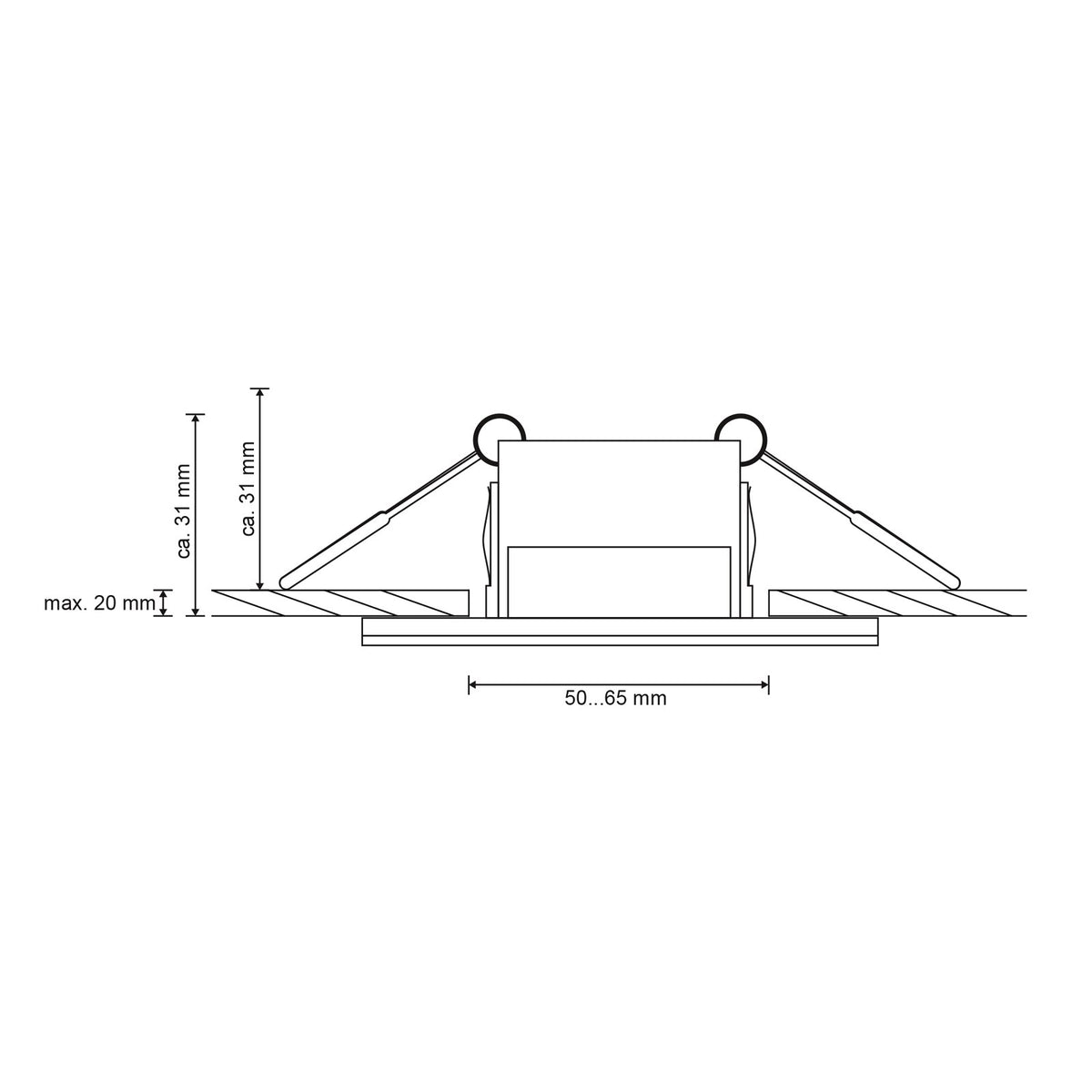 Elsner Intra-Sewi KNX L-Pr, pure white