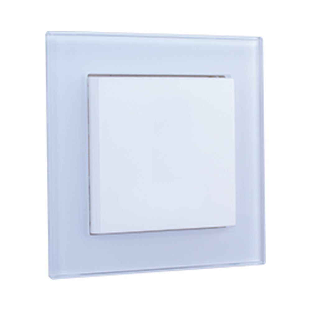 Glass frame 1-fold Fusion: white glossy by Weinzierl
