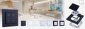 Double rocker tilted white by Weinzierl