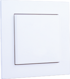 Standard frame 1-fold Fusion: white glossy by Weinzierl
